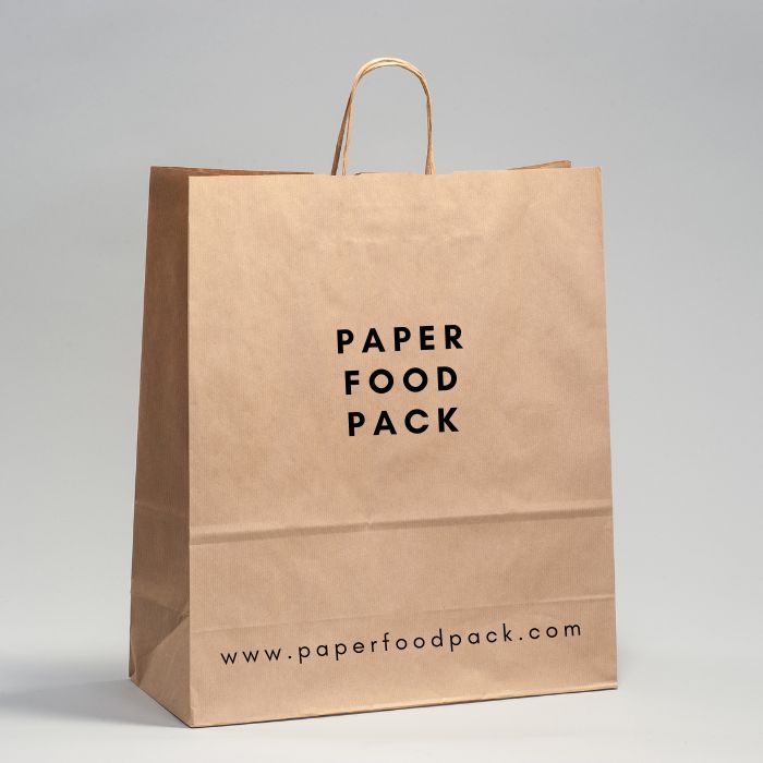 Kraft Paper Bag With Twisted Handle